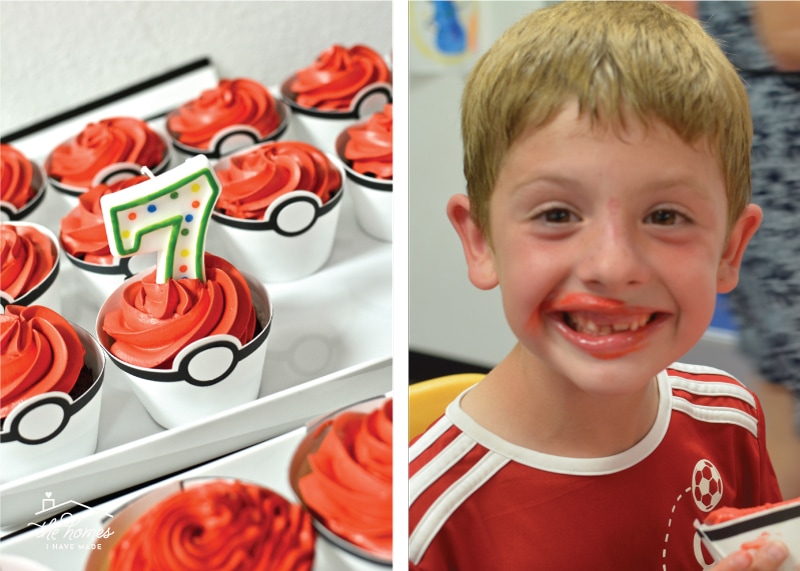 Get ready for any Pokemon-themed party with these adorable and easy DIY Pokeball Cupcakes!
