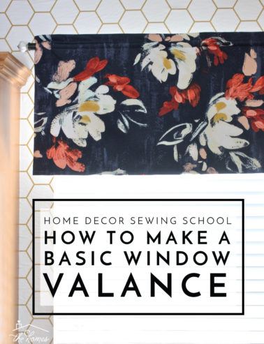 how to make window valance