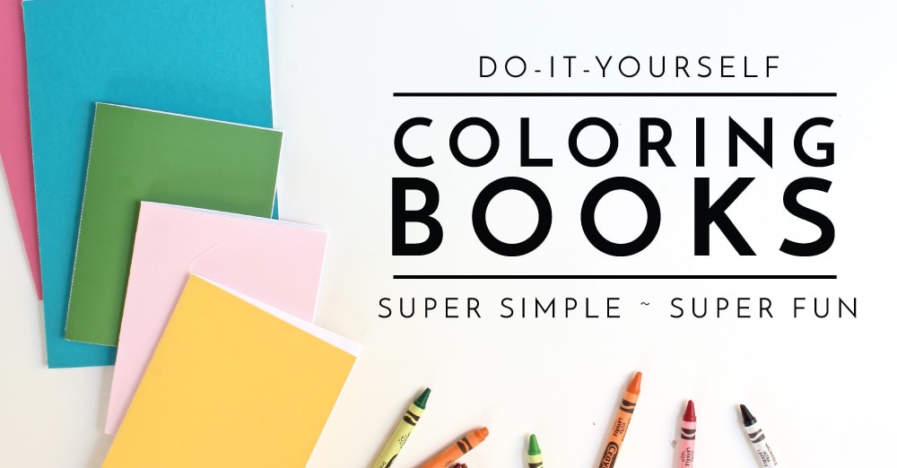 Make a colouring book in 10 minutes to entertain your kids for hours