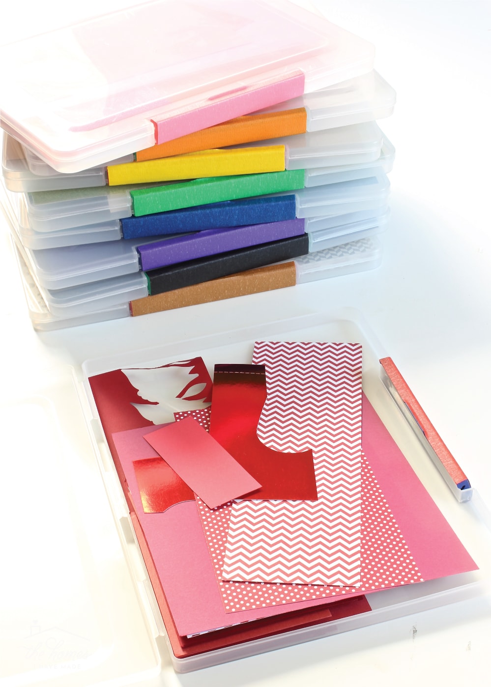 Sharing smart and simple solutions for storing all the craft papers from cardstock and pads to rolls and more!