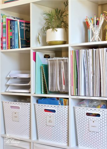 How to Organize Paperwork | Part 4: Crafting Papers - The Homes I Have Made