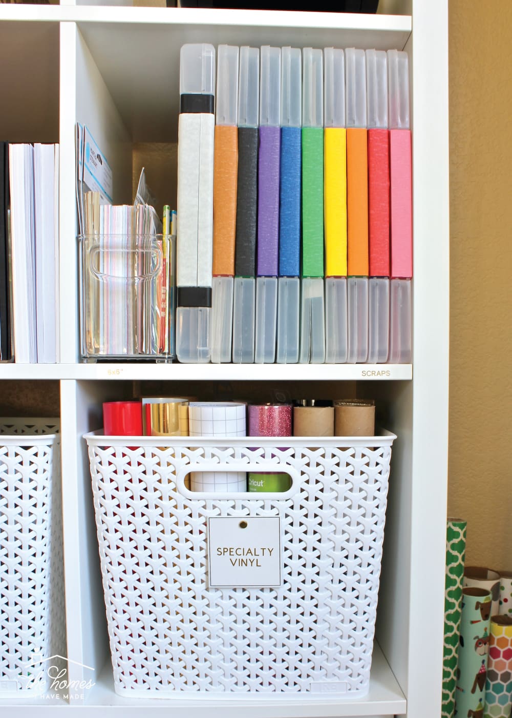 Sharing smart and simple solutions for storing all the craft papers from cardstock and pads to rolls and more!