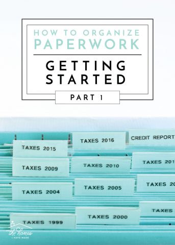 This 8-part series covers everything you need to know about organizing paperwork! In Part 1, we're covering everything you need to know before getting started tackling your paper clutter!