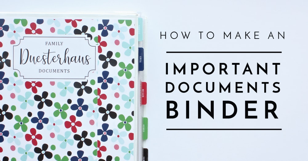 Paper 106 Separate Your Paperwork In A Binder Organize Your Existing