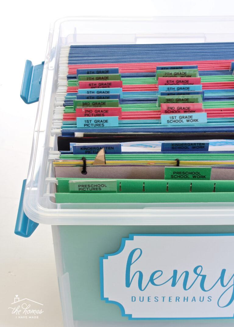 How to Organize Paperwork Part 6 Ideas for Storing Kids School Papers