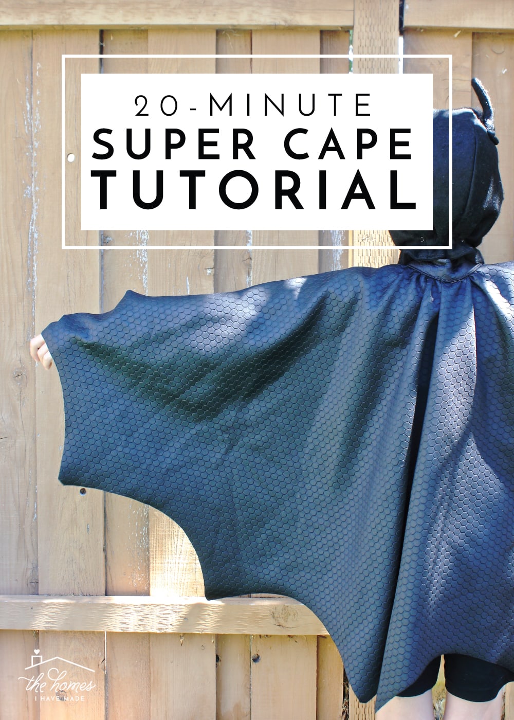 Need a super hero costume stat? This 20-minute super cape tutorial is perfect for kids and adults alike!