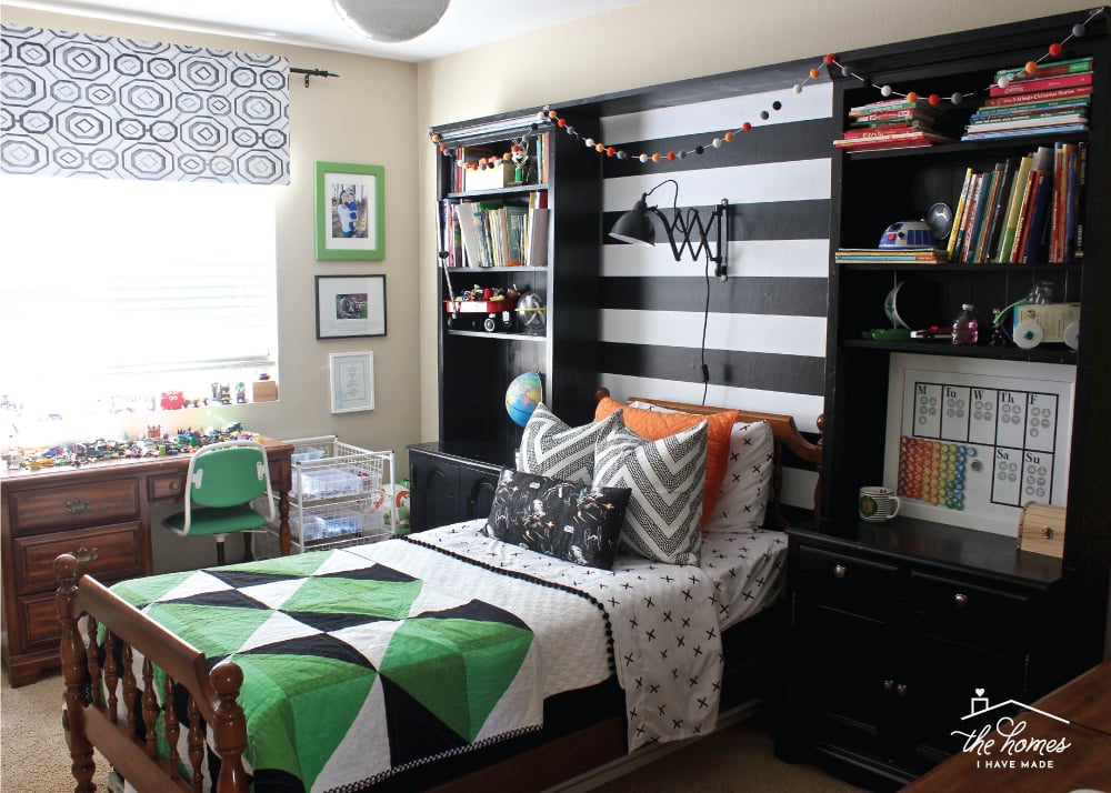 With simple touches and inexpensive DIY projects. this Star Wars Bedroom is perfect for the ultimate Star Wars fan!