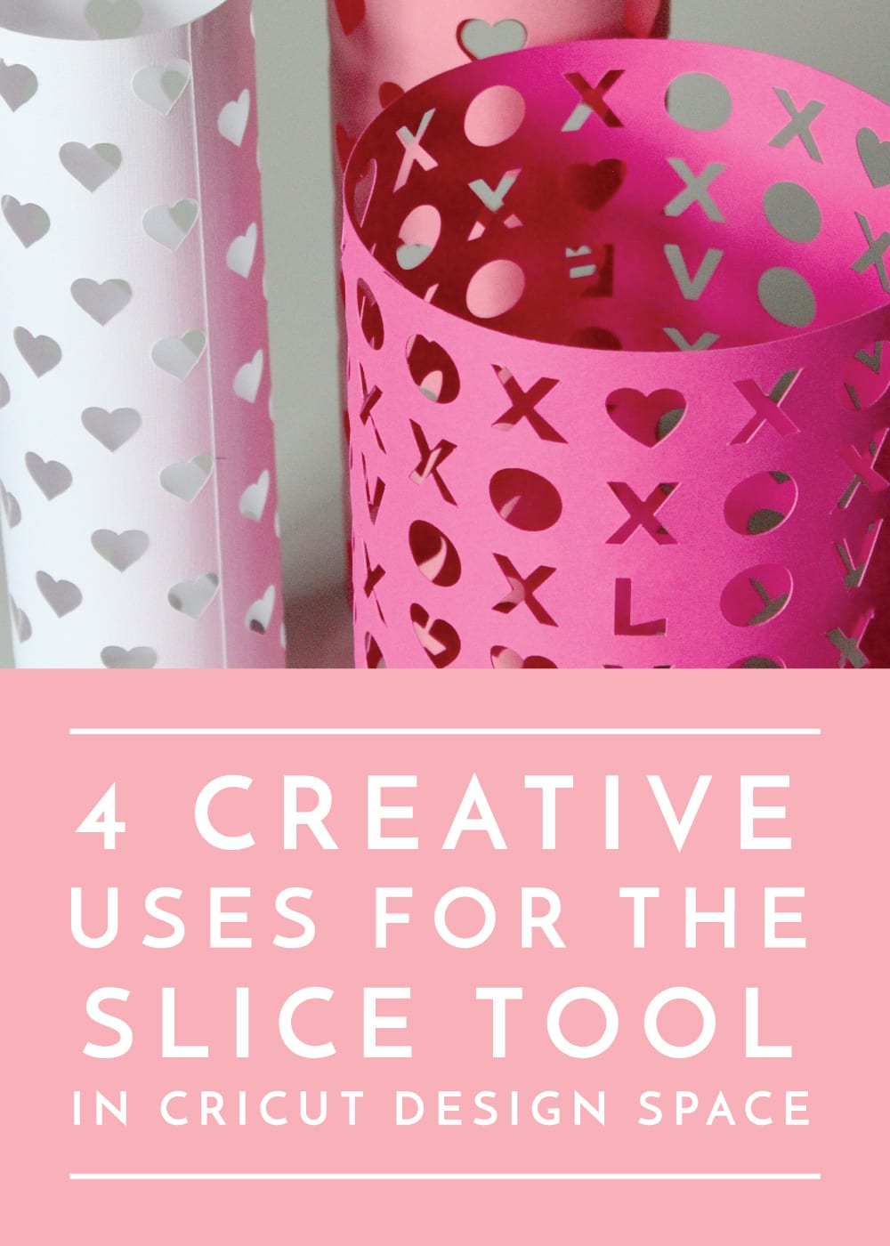 Slice is one of the most powerful tools in Cricut Design Space! Learn 4 effective and creative ways to use the Slice tool in this comprehensive tutorial!