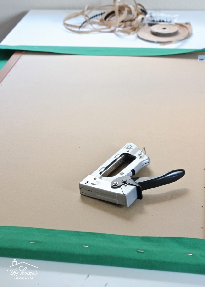 DIY Nailhead Trim Bulletin Board - The Homes I Have Made