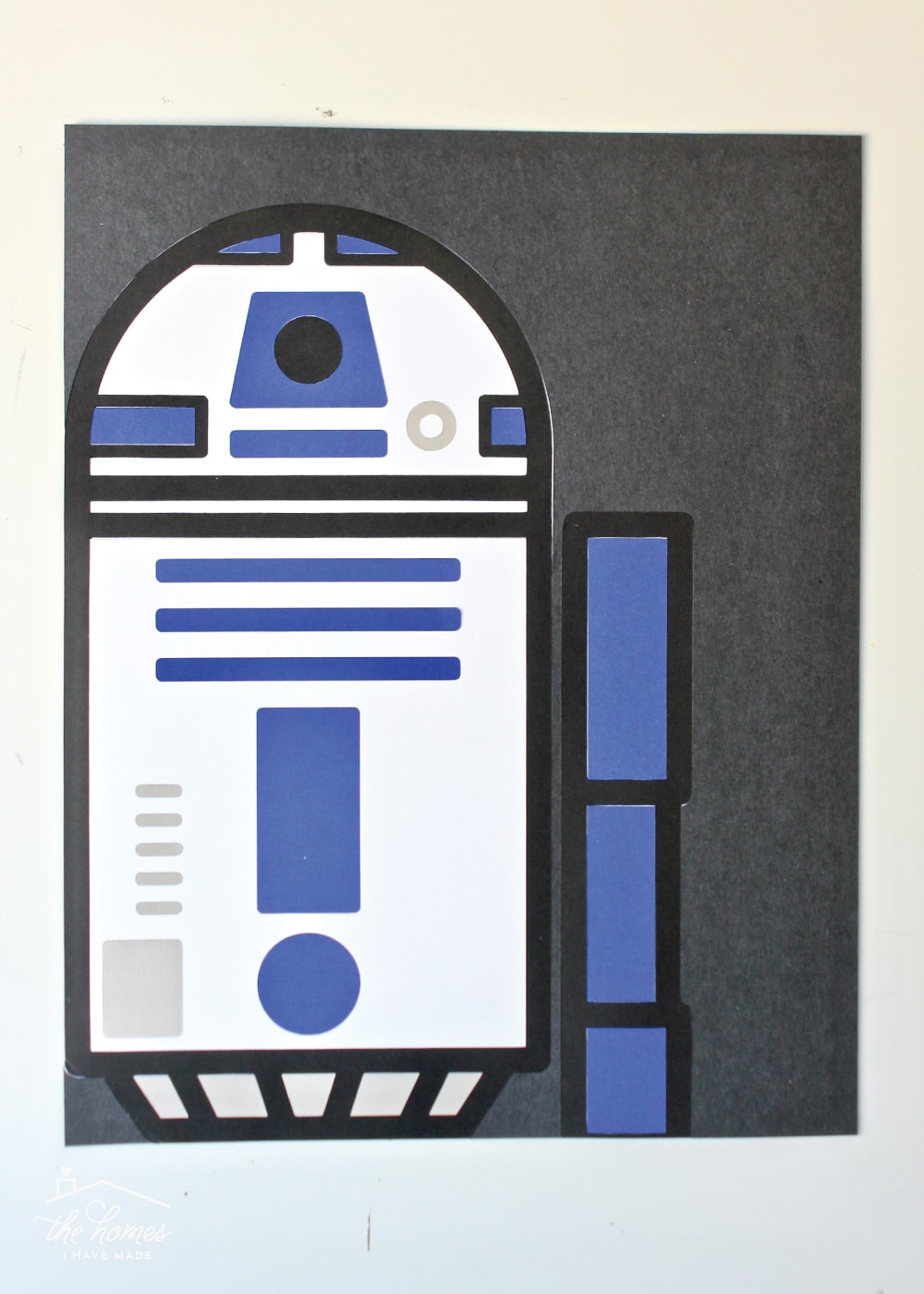 Learn how to make this DIY Star Wars Art with a Cricut Explore and cardstock!