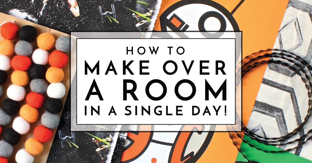 Giving a room a fresh look doesn't have to take forever. Learn how to make over a room in just 1 day!