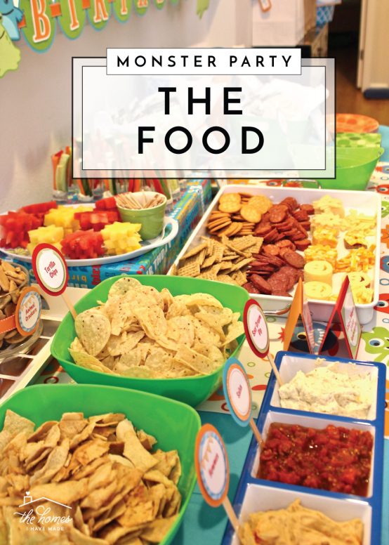 Monster of a First Birthday Party | The Food