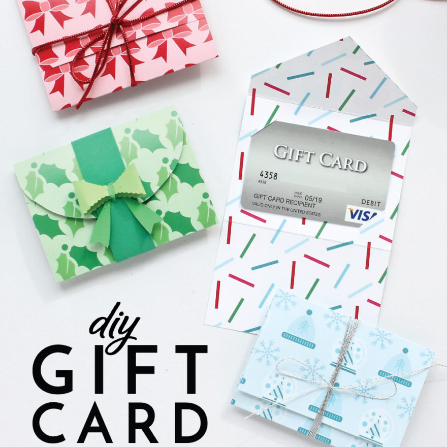 DIY Gift Card Holders (with Printable Template!) The Homes I Have Made