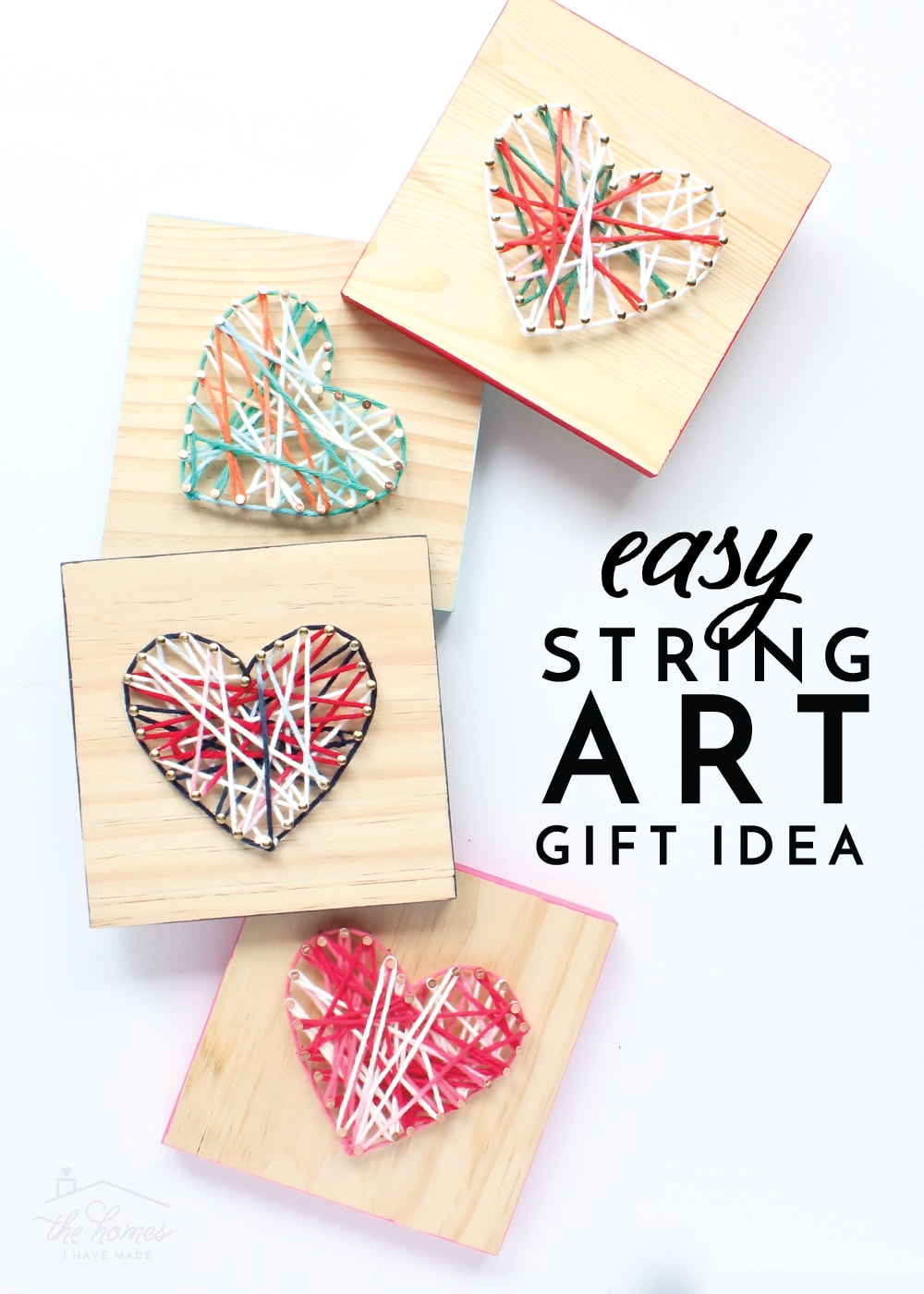 This easy DIY String Art project is the perfect kid craft or gift idea!