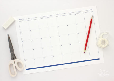 Printable Blank Monthly Calendar Pages (Undated &amp; Editable!) - The ...