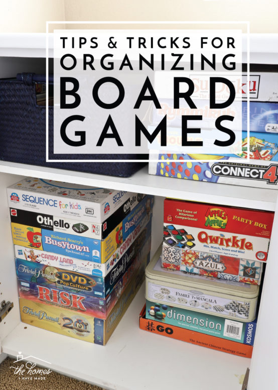 Make play time quick and easier with these tips and tricks for organizing board games!