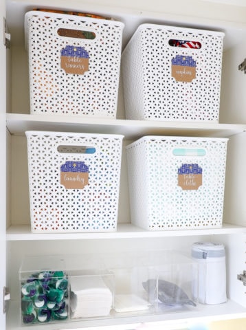 Organizing Our Small Laundry Room - The Homes I Have Made