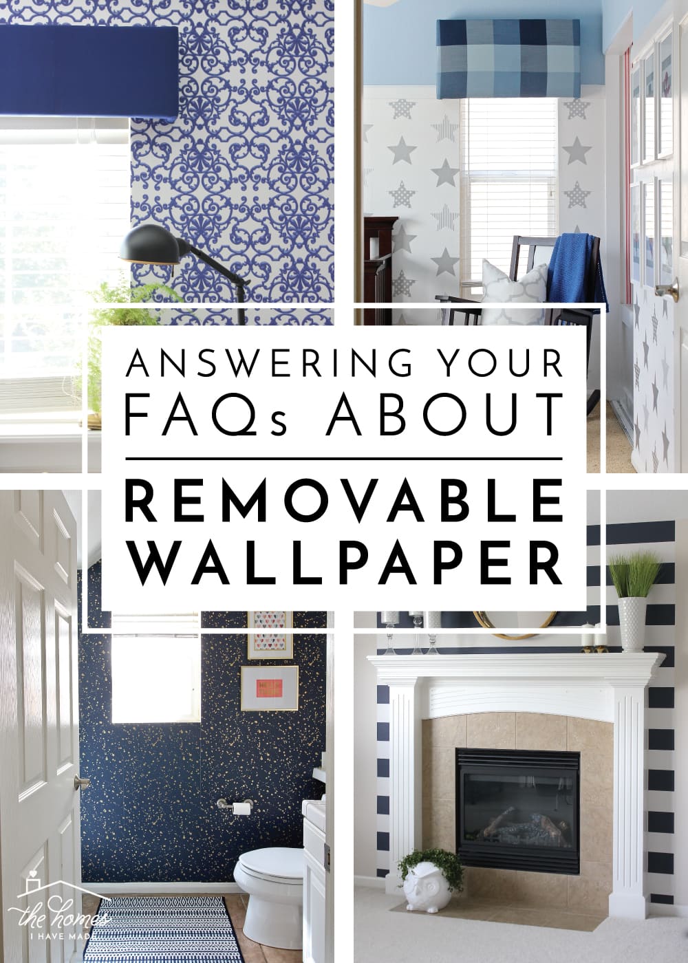 Wondering if removable wallpaper techniques really work? I'm answering all your FAQ about putting removable wallpaper on your walls!
