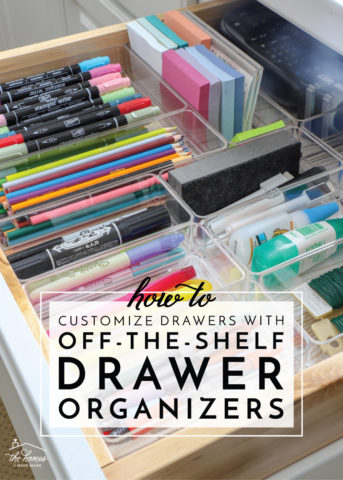 Want to make the most of every inch in your drawers but can't find the right organizer? I'm sharing how easy it is to customize your drawers with off-the-shelf drawer organizers!