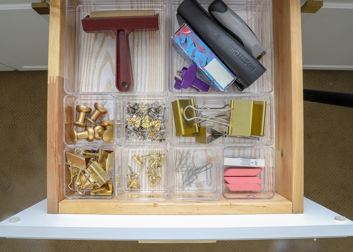 Want to make the most of every inch in your drawers but can't find the right organizer? I'm sharing how easy it is to customize your drawers with off-the-shelf drawer organizers!