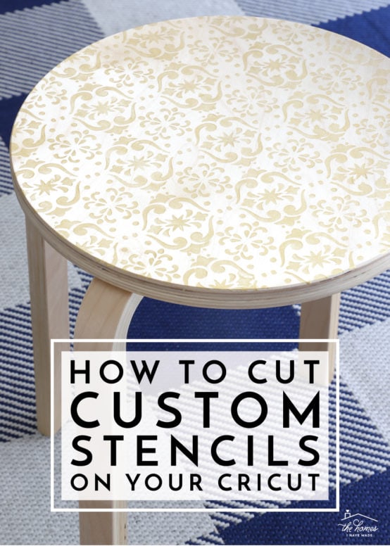 Learn everything you need to know about making custom stencil projects with your Cricut machine!