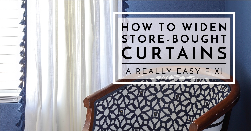How To Widen Bought Curtains An, How To Make Double Width Curtains