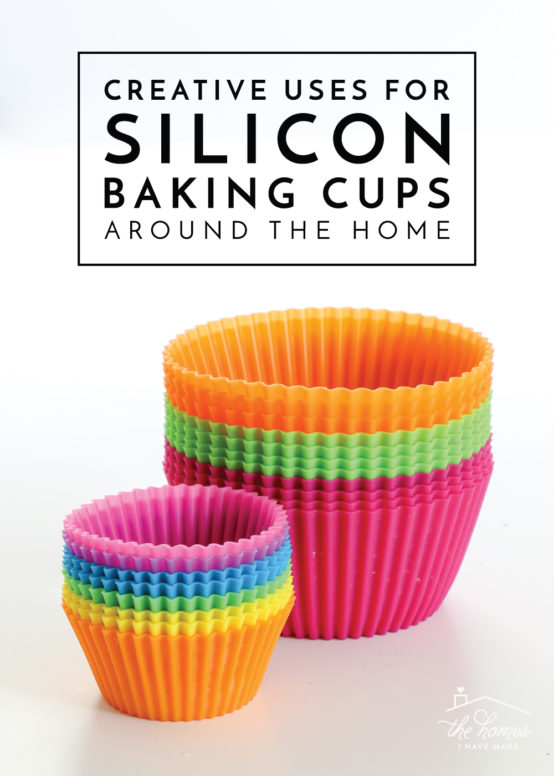 Silicon baking cups can be used for so much more than baking! Check out these creative uses for silicon baking cups around your home!