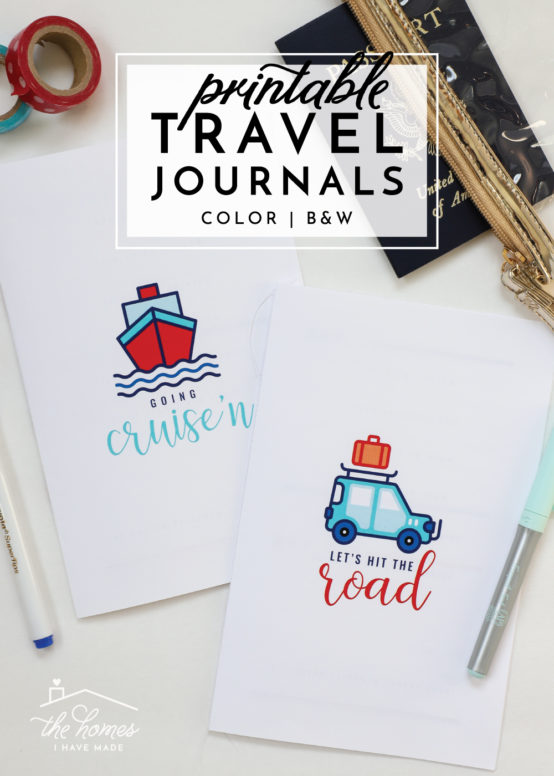 Printable Travel Journal