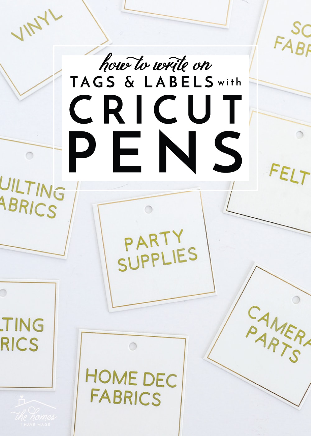 How to Write on Tags and Labels with Cricut Pens