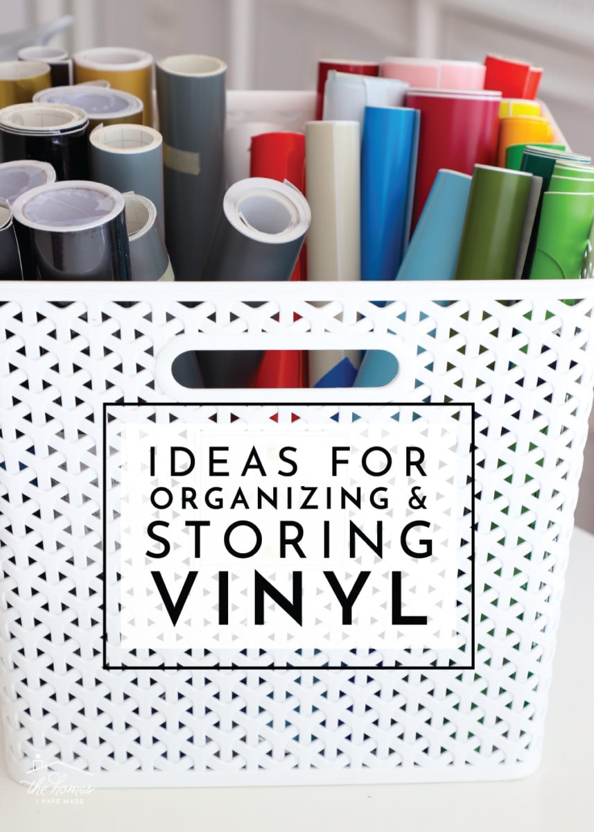 Easy & Practical Ideas for Storing Vinyl Rolls The Homes I Have Made