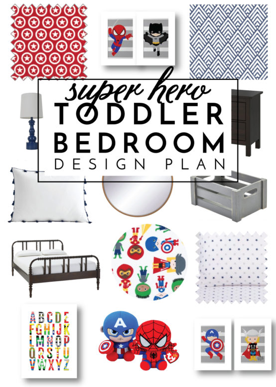 Super Hero Toddler Bedroom
