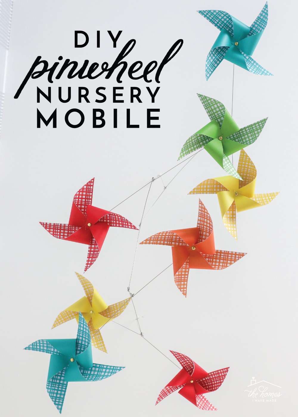 DIY Pinwheel Mobile