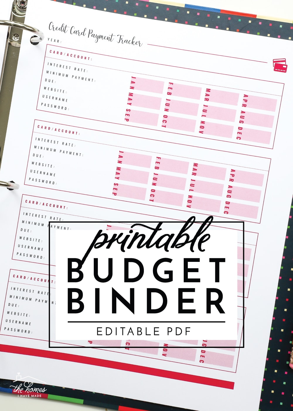 Printable Budget Binder