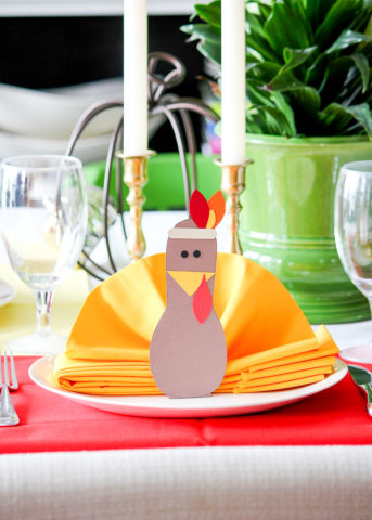 Diy Turkey Napkins For Your Thanksgiving Table - The Homes I Have Made