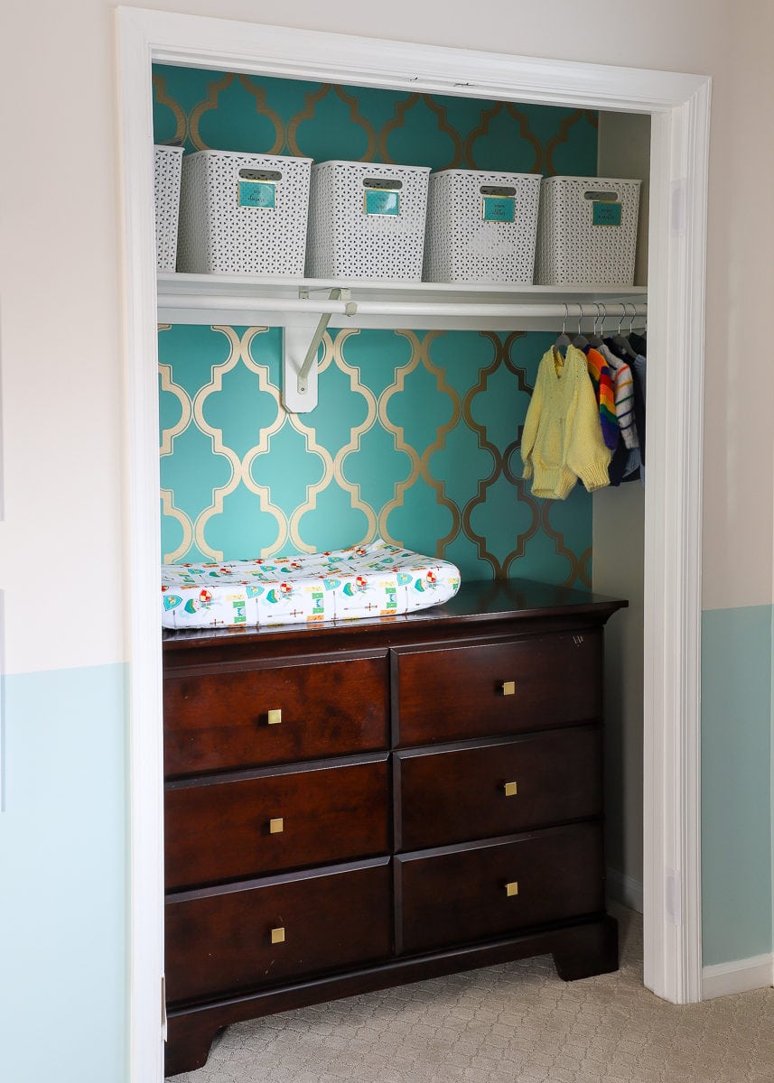 Functional Nursery Closet