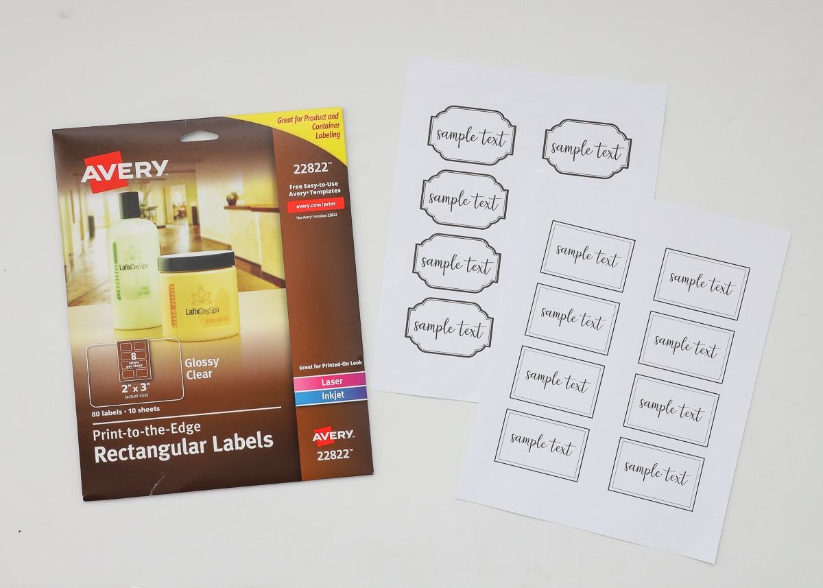 Printable Labels