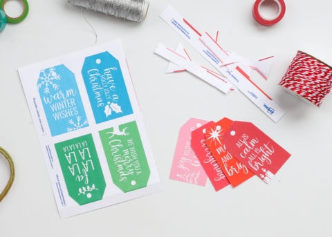 Printable Holiday Gift Tags - The Homes I Have Made