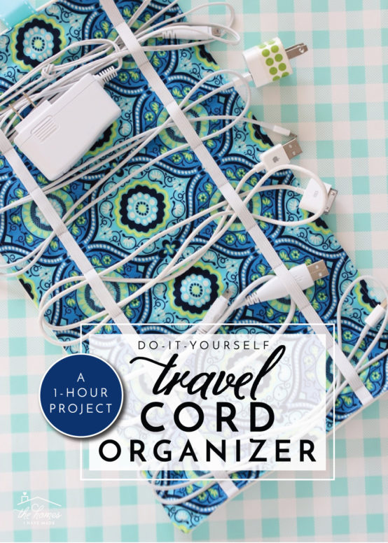 DIY Travel Cord Organizer