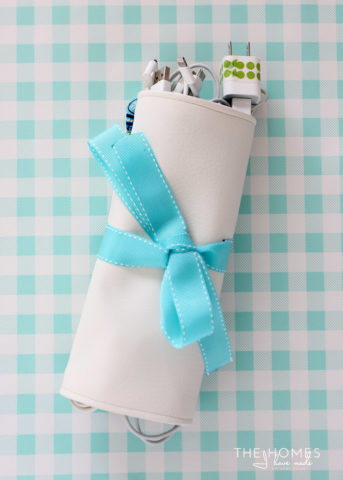 DIY Travel Cord Organizer - An Easy 1-Hour Sewing Project! - The Homes ...