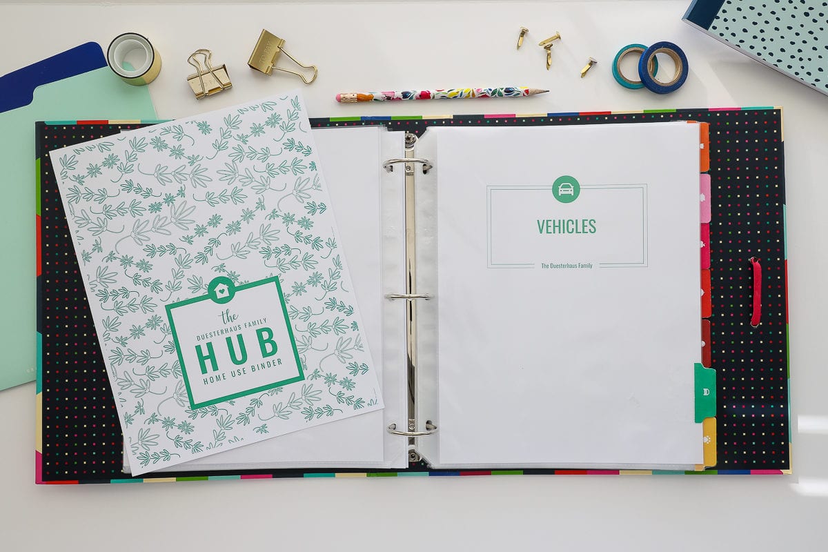 The Family HUB | the Ultimate Home Management Binder System