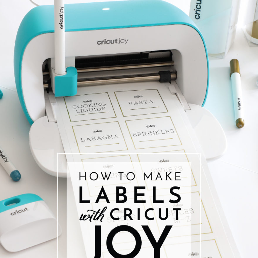 How To Make Labels With Cricut Joy The Homes I Have Made