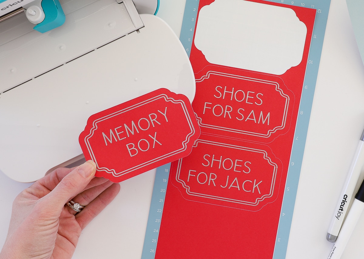 How To Make Labels With Cricut Joy The Homes I Have Made