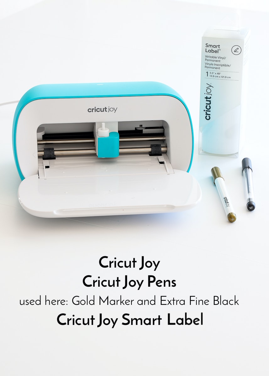 How to Make Labels with Cricut Joy