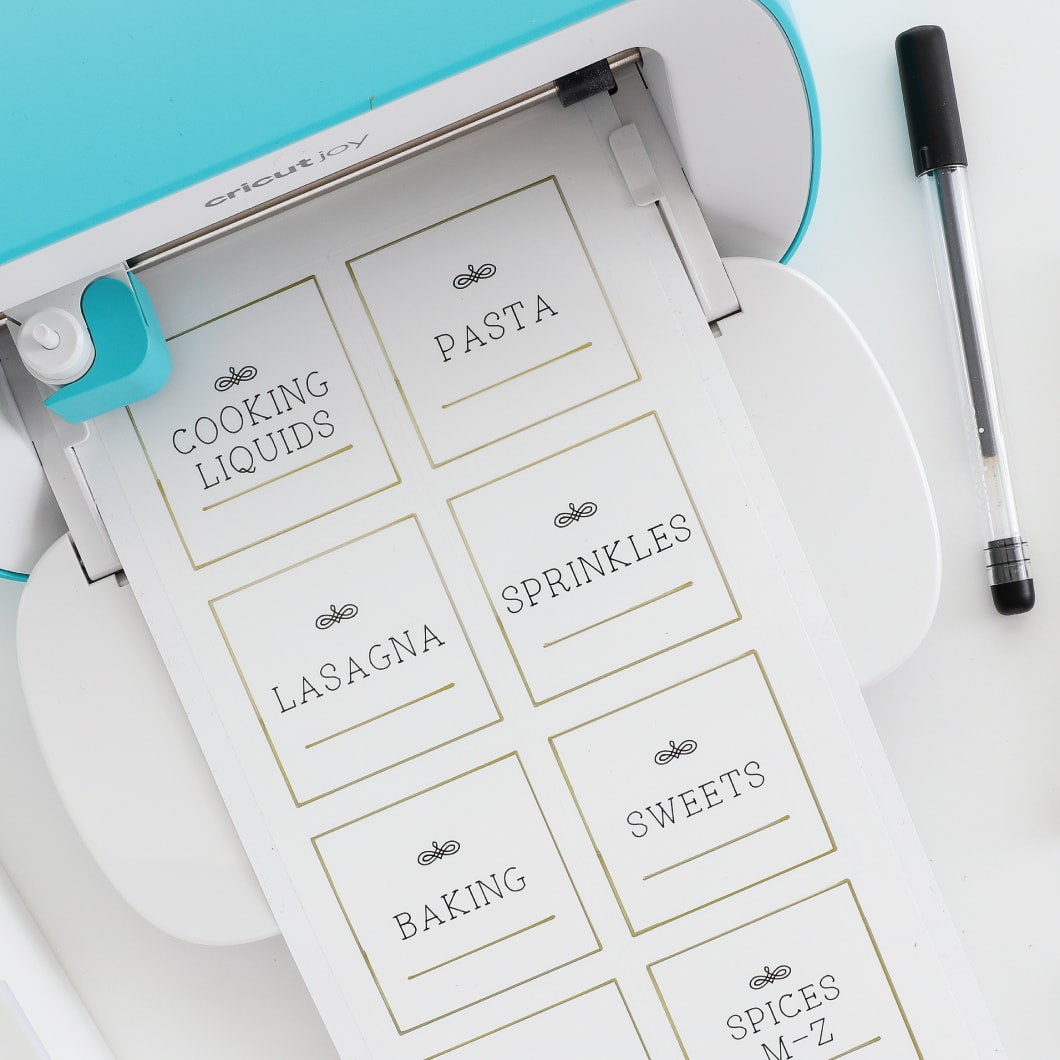 How to Make Labels with Cricut Joy