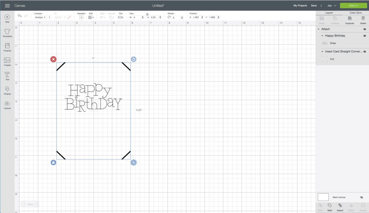 How to Make Cards on Cricut Joy The Homes I Have Made