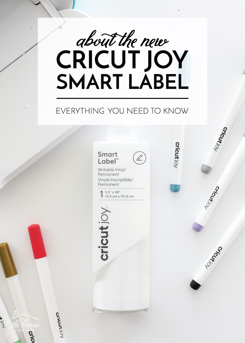 Boxed Cricut Joy Smart Label and Cricut pens