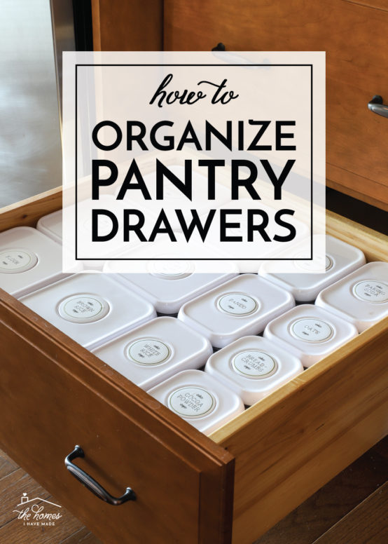 Organize Pantry Drawers
