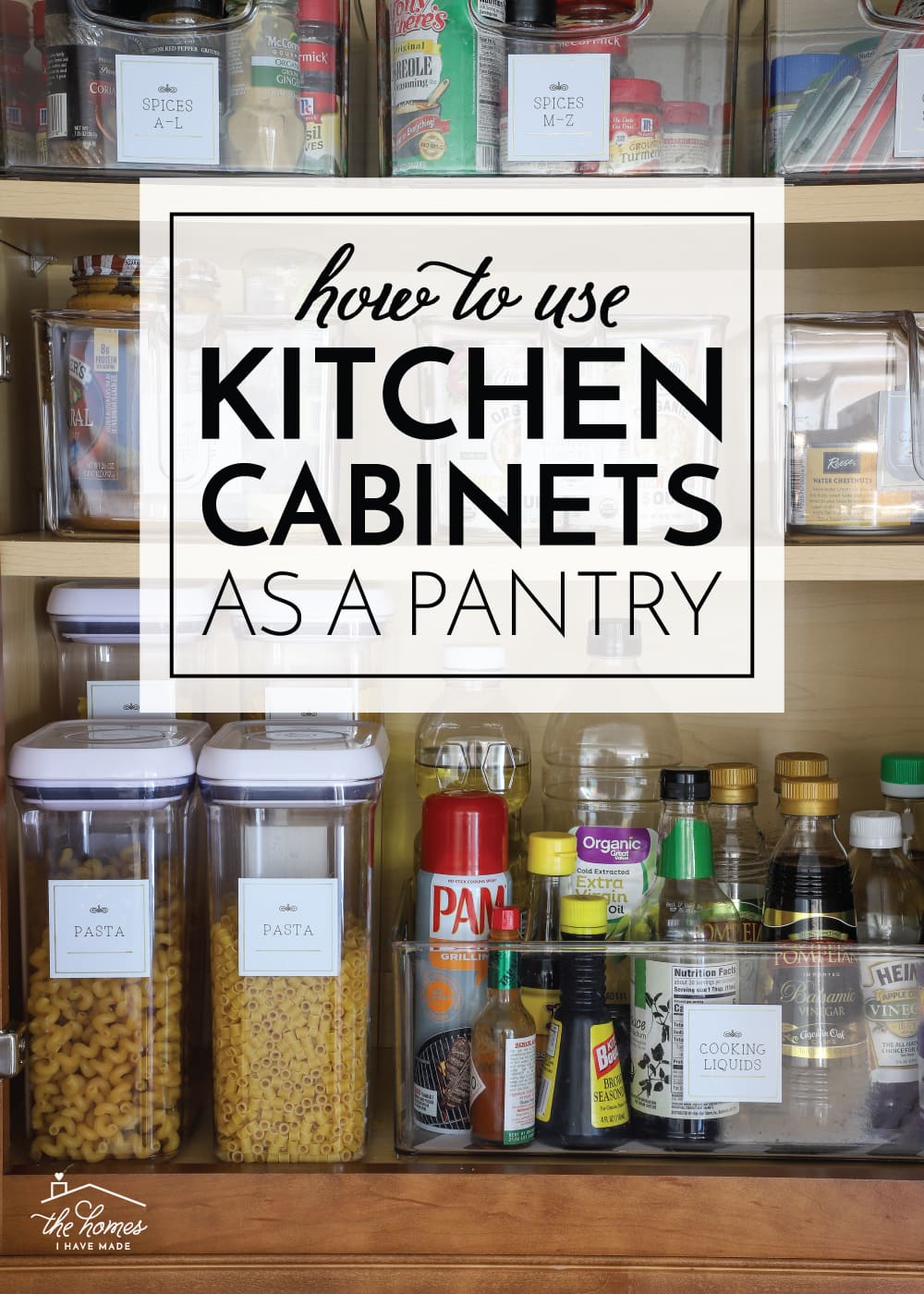 How To Use Kitchen Cabinets As A Pantry, Food Pantry Cabinets For Kitchen