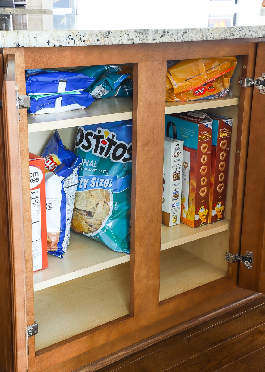 Kitchen Cabinets as a Pantry