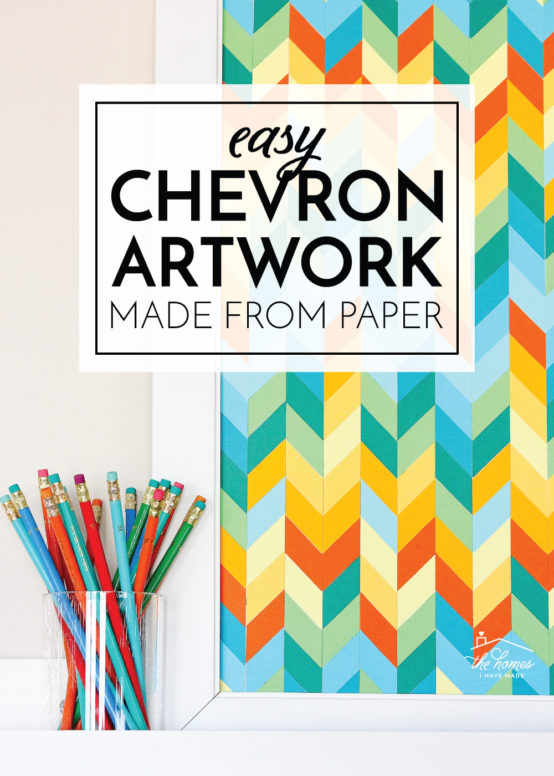 DIY Chevron Artwork